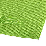 Килимок (мат) для йоги та фітнесу SportVida PVC 4 мм SV-HK0050 Green, фото 7