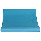 Килимок (мат) для йоги та фітнесу SportVida PVC 4 мм SV-HK0051 Blue, фото 2