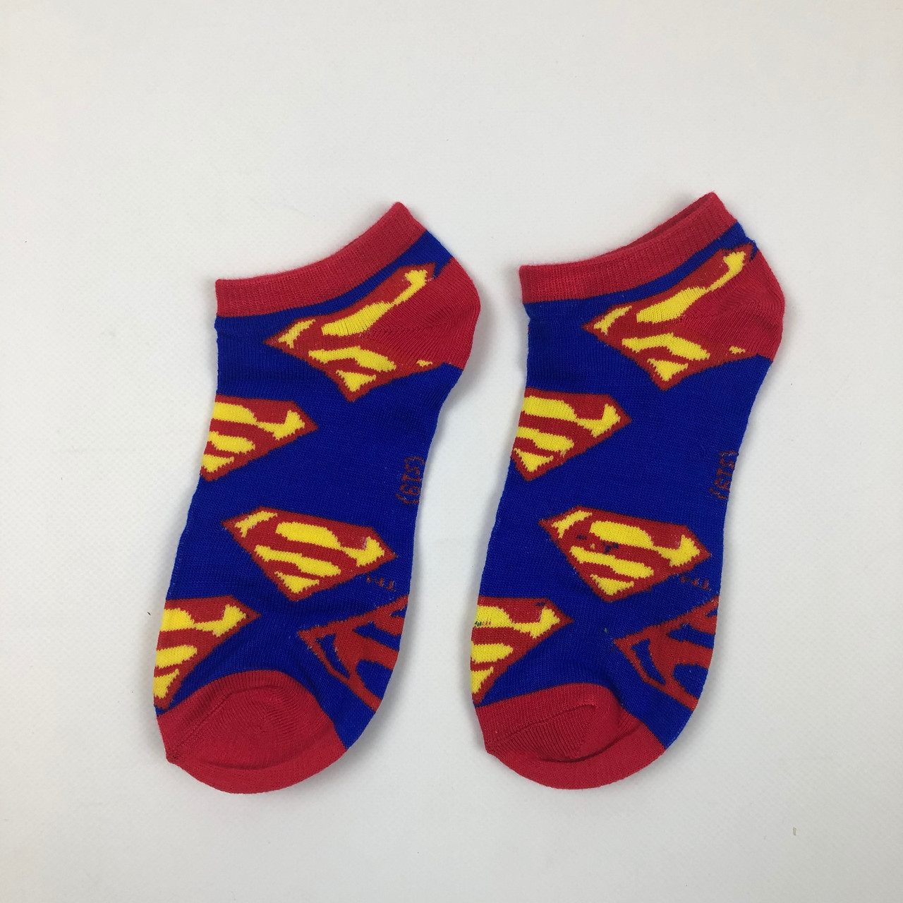 Шкарпетки Низькі Жіночі Чоловічі Marvel DC pattern Супермен Сині 37-41