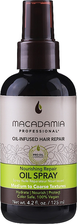 Поживна та відновлювальна олія-спрей Macadamia Professional Nourishing Repair Oil Spray, 125 мл