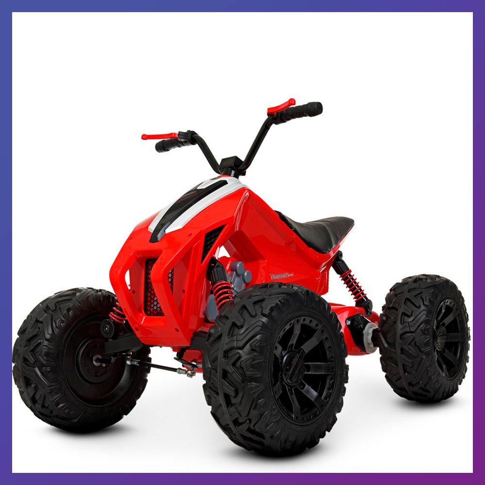Дитячий електроквадроцикл на акумуляторі Bambi Racer M 4457 для дітей 3-8 років червоний
