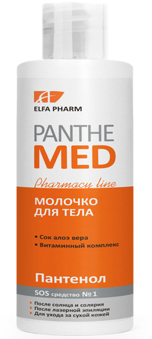 Молочко для тіла Elfa Pharm Panthe Med 400мл