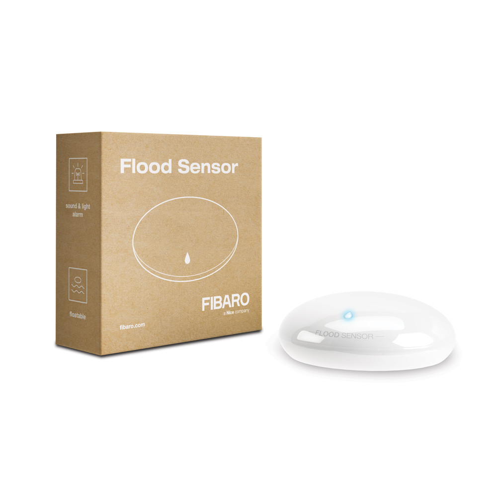 Датчик протікання і температури FIBARO Flood Sensor — FIBEFGFS-101-ZW5 (FIB_FGFS-101)