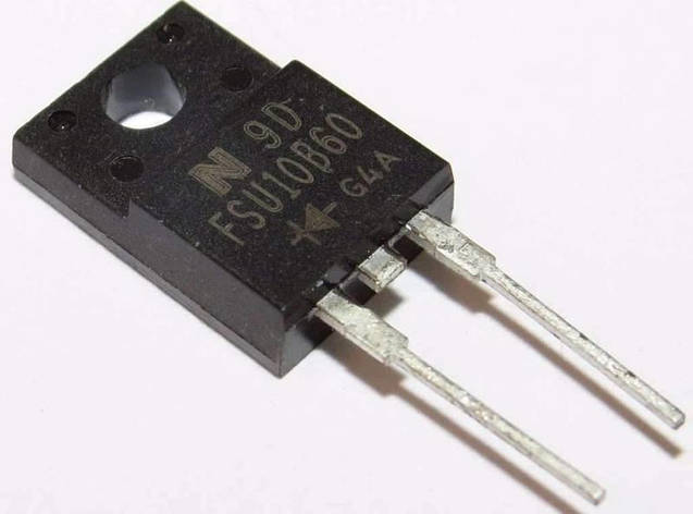 Діод FSU10B60 ультрашвидкий, 600В, 10А, фото 1