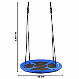 Гойдалки-гніздо круглі Springos 90 см NS008, фото 2