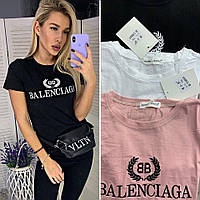 Футболка женская "Balenciaga", баленсиага