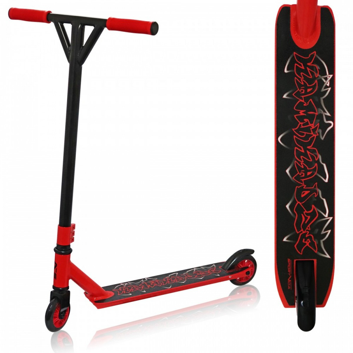 Трюкової самокат SportVida Stunt Neo SV-WO0021 Black/Red