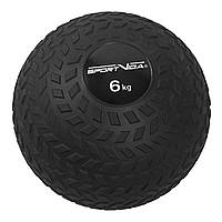 Слэмбол (медицинский мяч) для кроссфита SportVida Slam Ball 6 кг SV-HK0348 Black