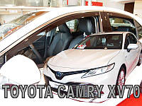 Дефлекторы окон (ветровики) TOYOTA CAMRY XV 70 4D 2017R . (+OT)