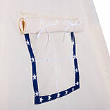 Дитячий намет (вігвам) Springos Tipi XXL TIP08 White/Blue, фото 4