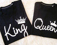 Парні футболки "King & Queen"