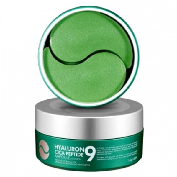 Гідрогелеві патчі з центели MEDI-PEEL Hyaluron Cica Peptide 9 Ampoule Eye Patch 60 шт