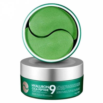 Уцінка! Гідрогелеві патчі з центели MEDI-PEEL Hyaluron Cica Peptide 9 Ampoule Eye Patch 60 шт (М'яте паковання!)