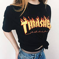 Футболка женская Thrasher, трешер черный