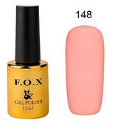 Гель-лак F.O.X Gel Polish Gold Pigment 148 ніжно-рожевий 12 мл