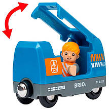 Залізниця Brio Smart Tech кругова з тунелями 33974 <unk> Дерев'яна дорога Brio <unk> Залізниця Бріо, фото 5