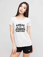 Женский комплект Adidas Originals футболка + шорты, адидас