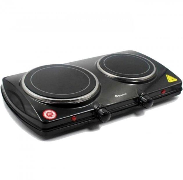 Електропліта керамічної Dmotec MS-5852 на дві конфорки, фото 1