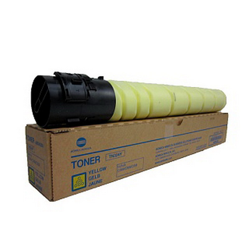 Оригінальний тонер-картридж Konica Minolta TN-324Y A8DA250 Yellow до принтера Bizhub C258 C308 C368