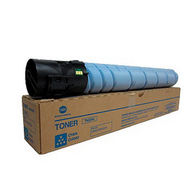 Оригінальний тонер-картридж Konica Minolta TN-324C A8DA450 Cyan до принтера Konica Minolta Bizhub C258 C308 C368