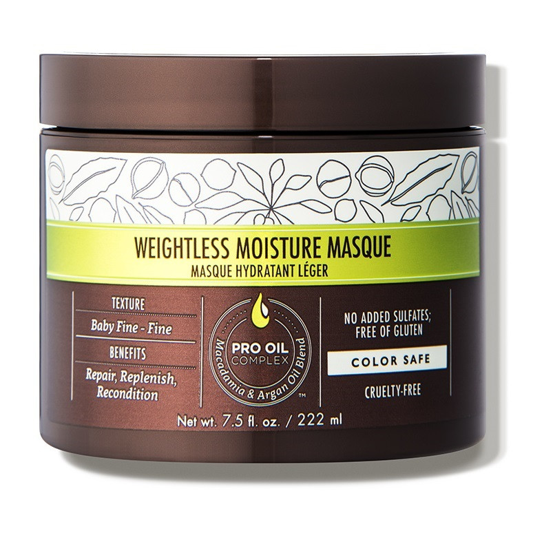 Маска зволожувальна для тонкого волосся Macadamia Professional Weightless Moisture Masque, 222 мл, фото 1