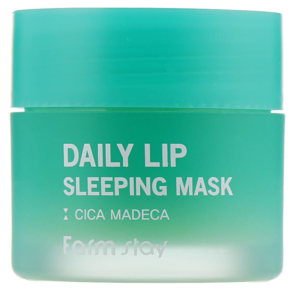 Нічна маска для губ з центелою FarmStay Daily Lip Sleeping Mask Cica Madeca 20 мл, фото 1
