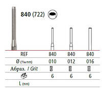 Бор стоматологический алмазный, цилиндр торцевой Oko Dent (Германия), 10 размер сняли с производства