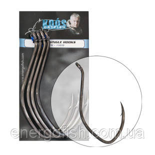 Гачок Maruto Koos Catfish SINGLE Hooks №4/0 7шт, фото 1