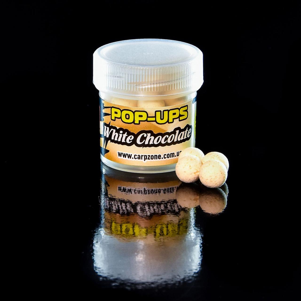 Поп Ап CarpZone Pop-Ups Method & Feeder White Chocolate (Білий Шоколад) 8mm/30pc