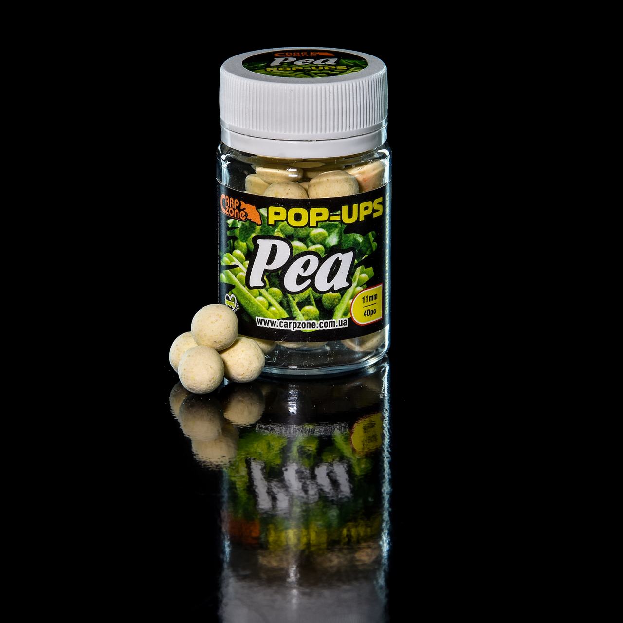 Поп Ап Pop-Ups Fluro Pea (Горох) 11mm/40pc, фото 1