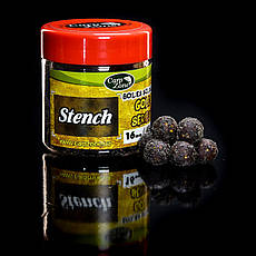 Бойли насадочні розчинні пилячі Белачан-Часник-Спеції Boilies Sport series Soluble Hookbaits Stench 16mm/45pc