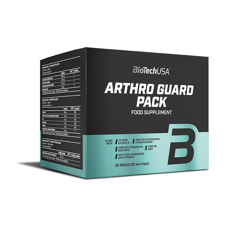 Хондропротектори BioTech Arthro Guard Pack (30 pack)