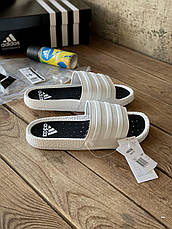 Чоловічі шльопанцы Adidas Adilette Boost White EG1909, фото 3