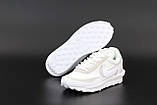 Жіночі кросівки Nike LD Waffle Sacai White, білі кросівки найк вафл сакаї, фото 2