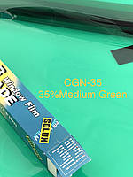 35%Medium Green 50смх3м тонировочная плёнкана авто Solux