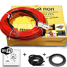 Тепла підлога комплект Wi-Fi терморегулятор + нагрівальний кабель in-therm ECO PDSV20 для монтажу в стяжку, фото 2