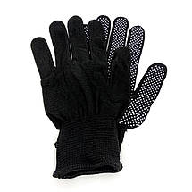 Рукавички робочі стрейчеві мікроточка пвх, фото 3