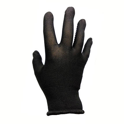 Рукавички робочі стрейчеві мікроточка пвх, фото 2