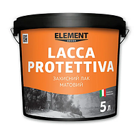 Защитный лак (матовый) LACCA PROTETTIVA ELEMENT DECOR 5 л