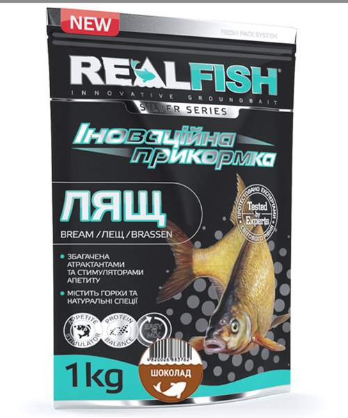 Прикормка Real Fish "Лещ" (Шоколад)