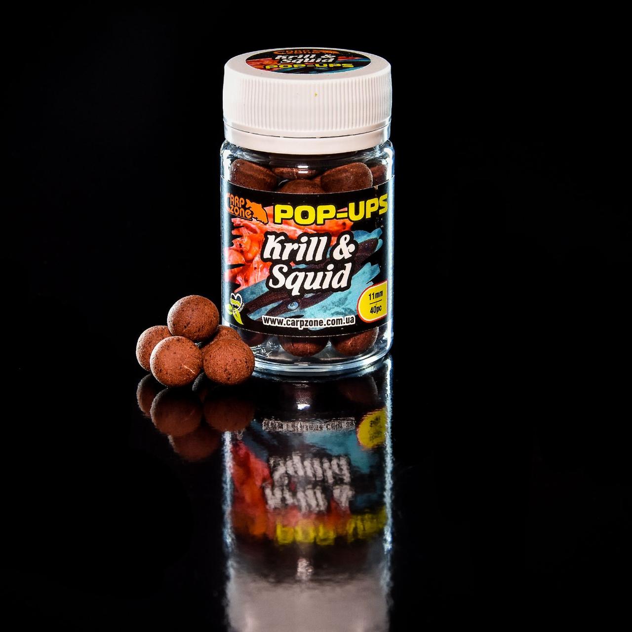 Поп Ап Pop-Ups Кrill & Squid (Креветка і Кальмар) 12mm/30pc