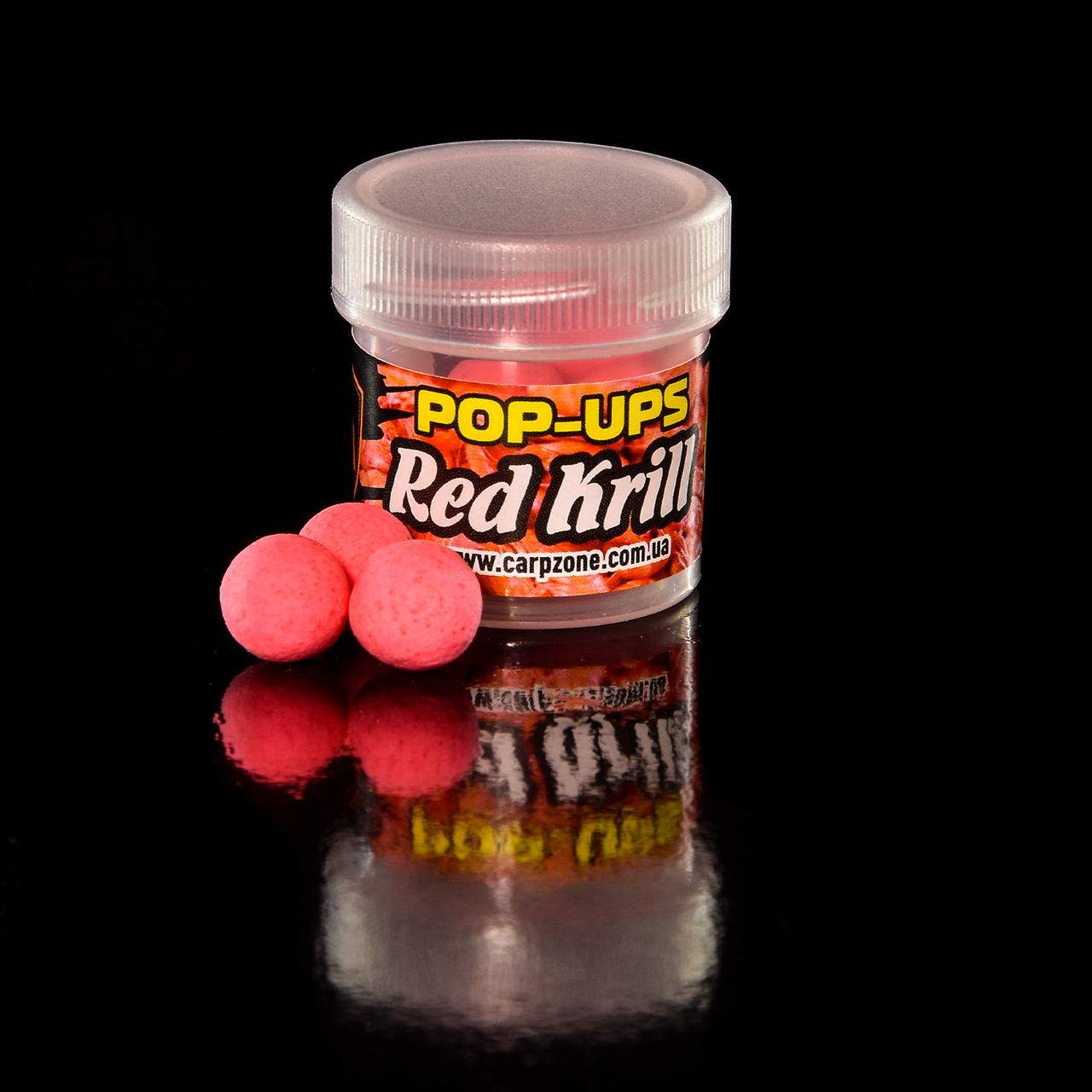 Поп Ап Pop-Ups Fluro Red Кrill (Червона Креветка) 12mm/10pc
