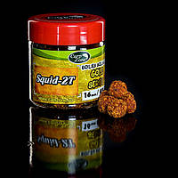 Бойлы насадочные пылящие Boilies Gold series Soluble Hookbaits Squid-2T (Сквид-Шелковица) 16mm/45pc