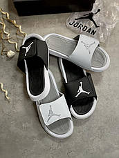 Чоловічі шльопанцы Air Jordan Hydro 6 Black/White 881473-032, фото 5