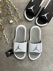 Чоловічі шльопанцы Air Jordan Hydro 6 Black/White 881473-032, фото 6