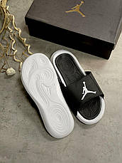 Чоловічі шльопанцы Air Jordan Hydro 6 Black/White 881473-032, фото 4