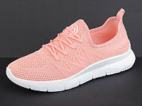 Женские кроссовки сетка весна/лето (Персиковые)