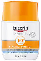 Eucerin Sun Protection Sensitive Protect Sun Fluid SPF50 + 50 ml Солнцезащитный флюид с матирующим эффектом