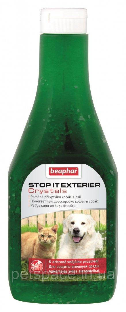 Гель для котів та собак Beaphar Stop It Exterier Crystals (Біфар для відлякування на вулиці) 480г., фото 1