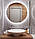 Кругле дзеркало для ванної з Led підсвічуванням 600 мм. Дзеркало ширяюче зі світлодіодним Лед підсвічуванням., фото 4